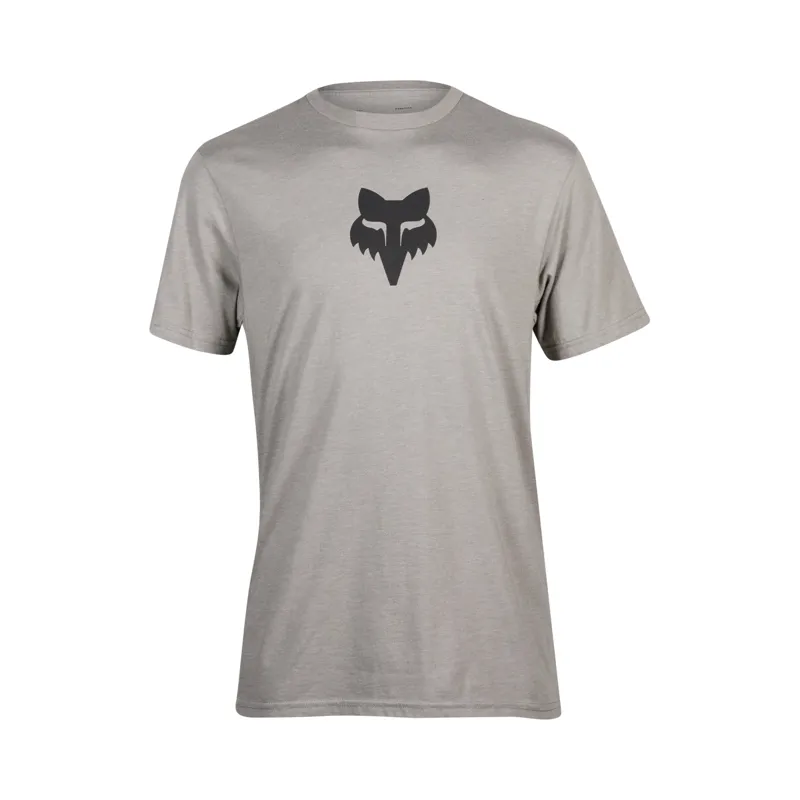 Fox Head Short Sleeve Premium T-Shirt in Heather Graphite-1